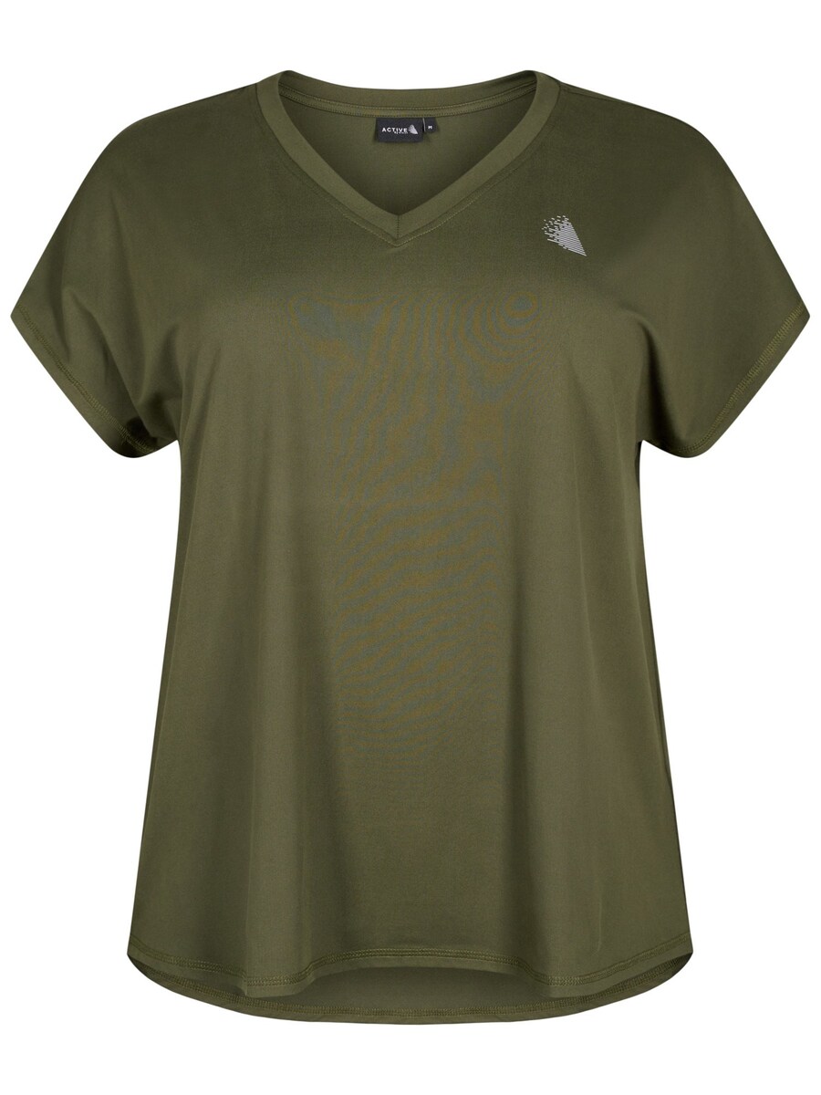 

Футболка Active By Zizzi BASIC, цвет Olive/Dark Green