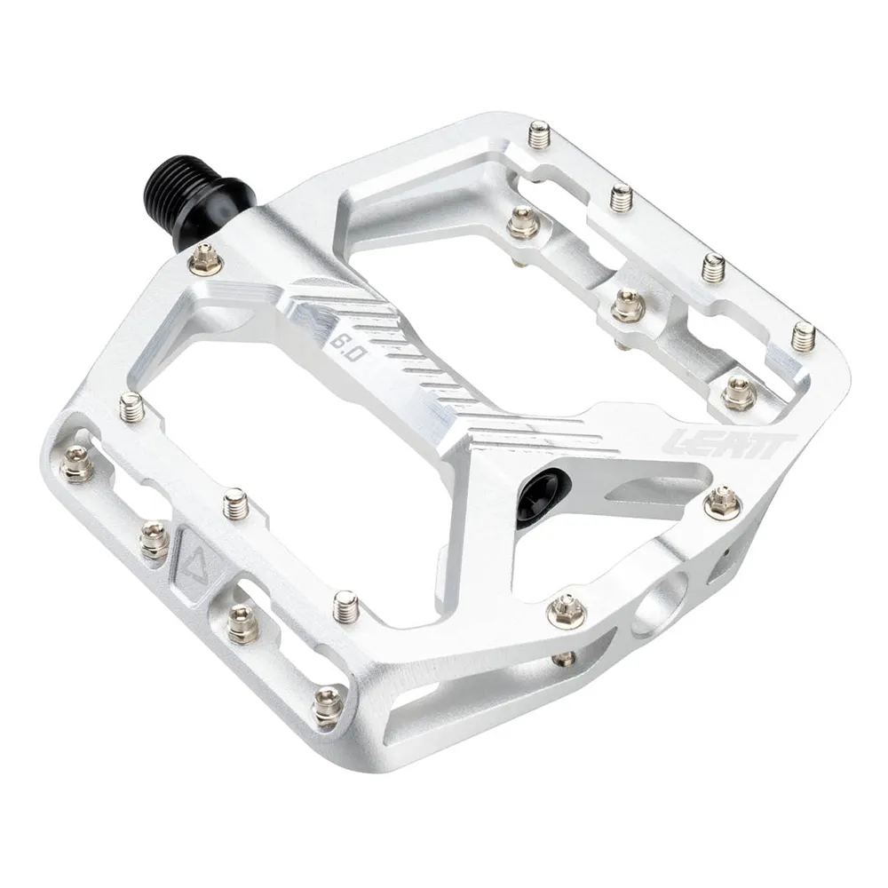 

Педали Leatt All Mountain 6.0 Flat 114x107 mm, серебряный