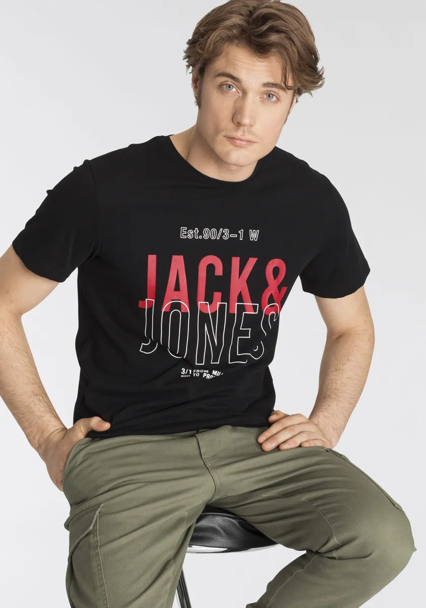 

Футболка Jack & Jones "KOMPO TEE", черный