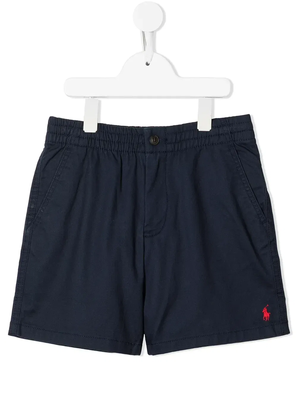 Шорты с вышитым логотипом Polo Ralph Lauren Kids, синий