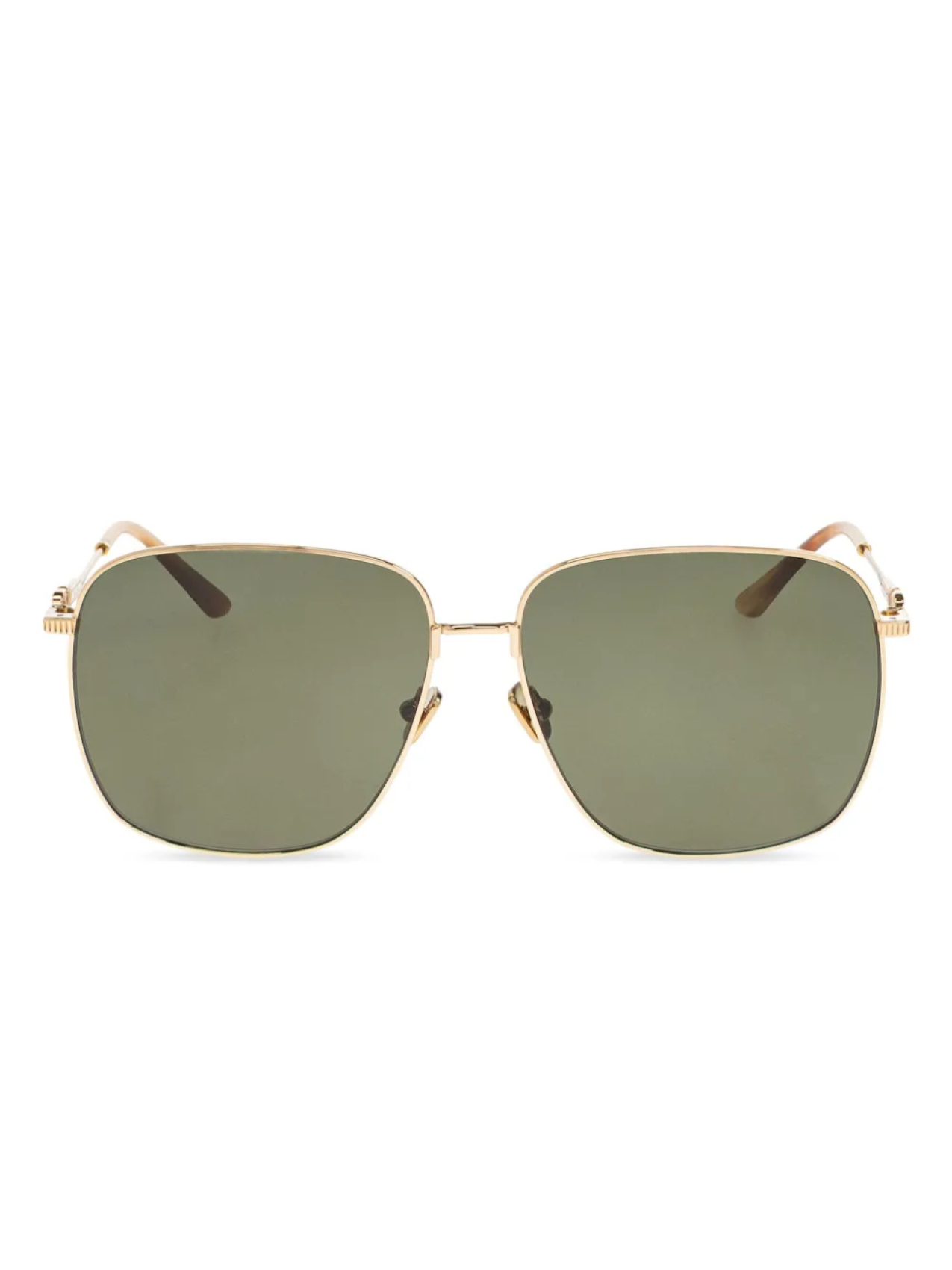 

VALENTINO GARAVANI EYEWEAR Солнцезащитные очки с логотипом VLogo, золотой
