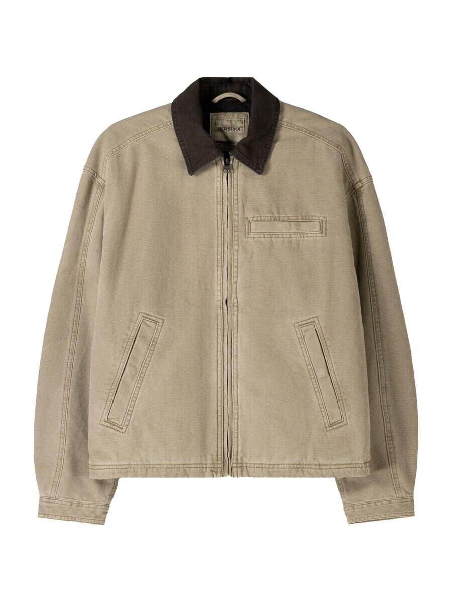 

Джинсовая куртка Bershka Between-Season Jacket, кэмел