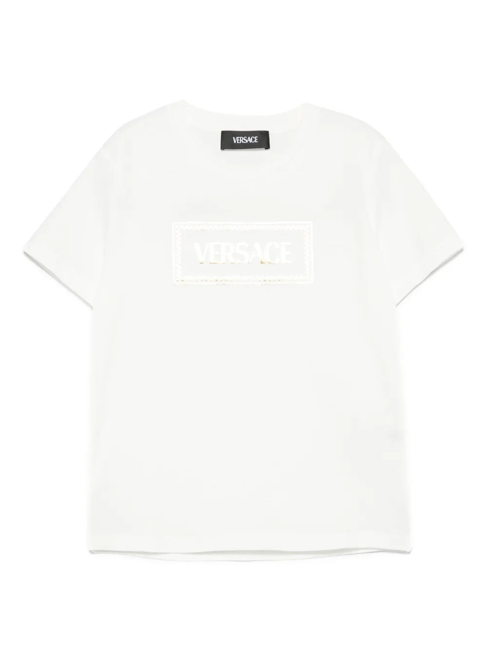 

Футболка с принтом 90 Versace Kids, белый