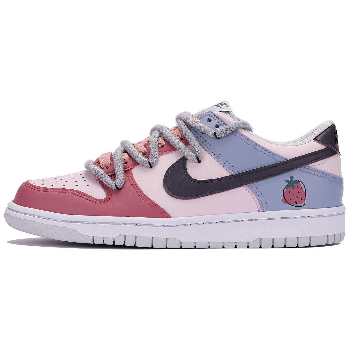 

Кроссовки Nike Dunk Skateboarding Shoes Women's Low-top Pink/grey/blue, голубой, Синий, Кроссовки Nike Dunk Skateboarding Shoes Women's Low-top Pink/grey/blue, голубой