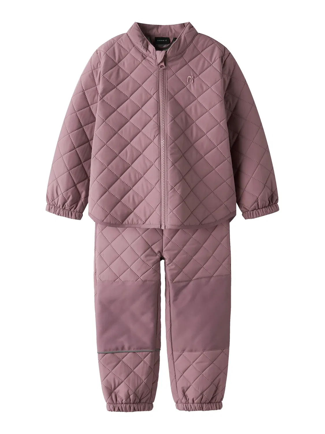 Детский утепленный костюм, куртка и брюки, Name it, wistful mauve