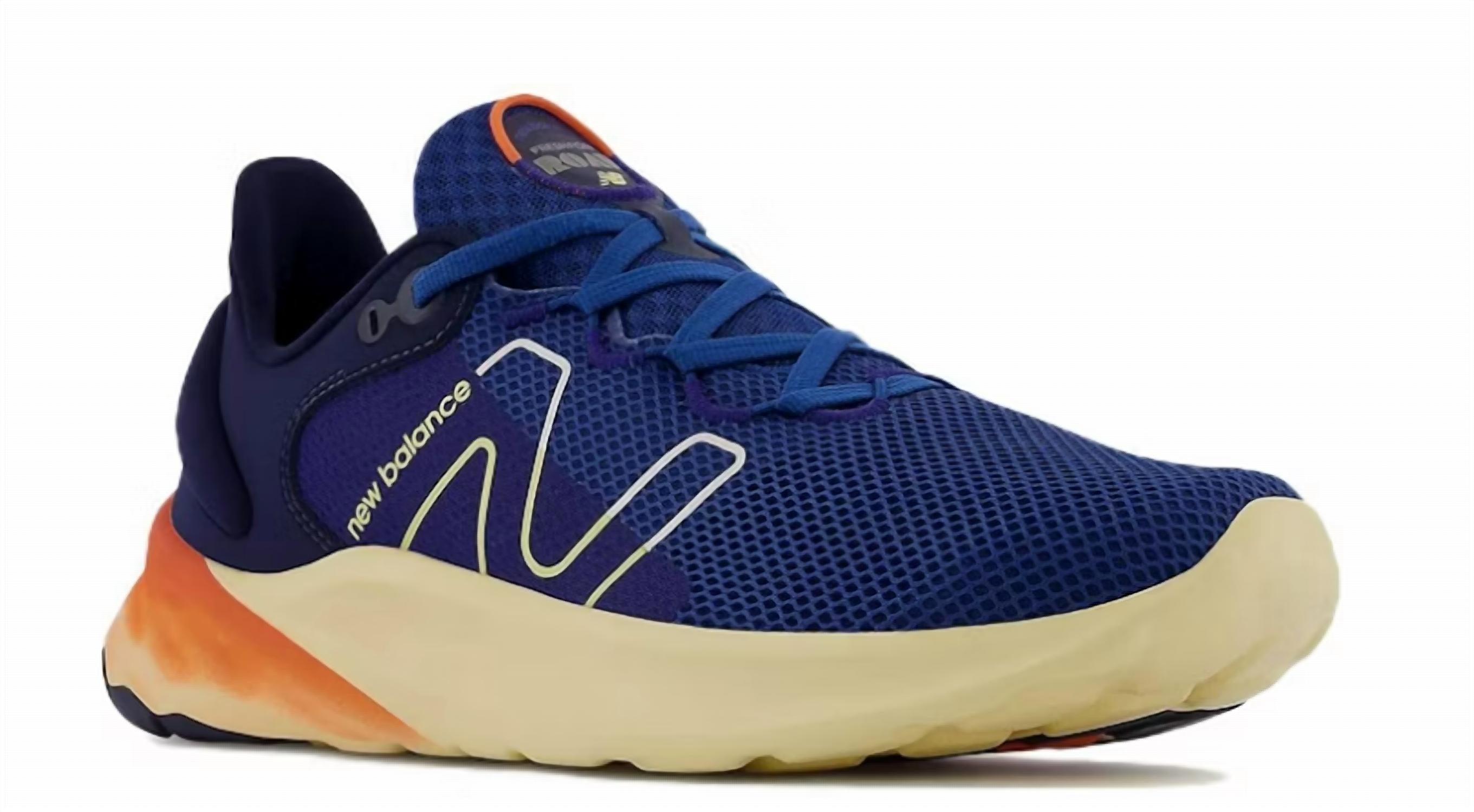 

Мужские кроссовки Fresh Foam Roav V2 в сине-желтом цвете New Balance