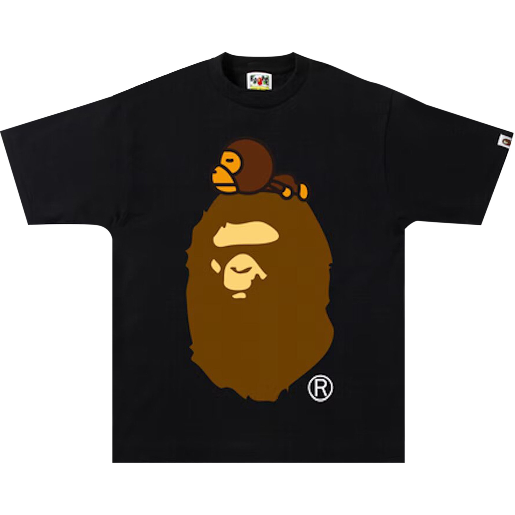 

BAPE Milo о футболке Big Ape Черная, Черный, BAPE Milo о футболке Big Ape Черная