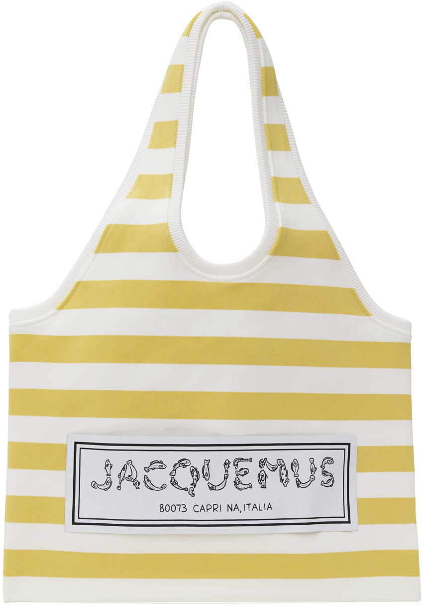 

Желто-белая сумка La Casa 'Le sac Marcel' JACQUEMUS, мультиколор/желтый