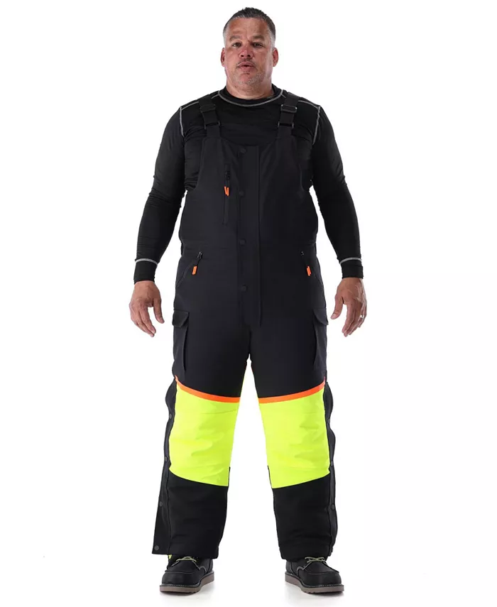 

Мужские утепленные комбинезоны FrostFlex с бретелями - гибкие, влагоотталкивающие, с термозащитой для экстремального холода Refrigiwear, черный