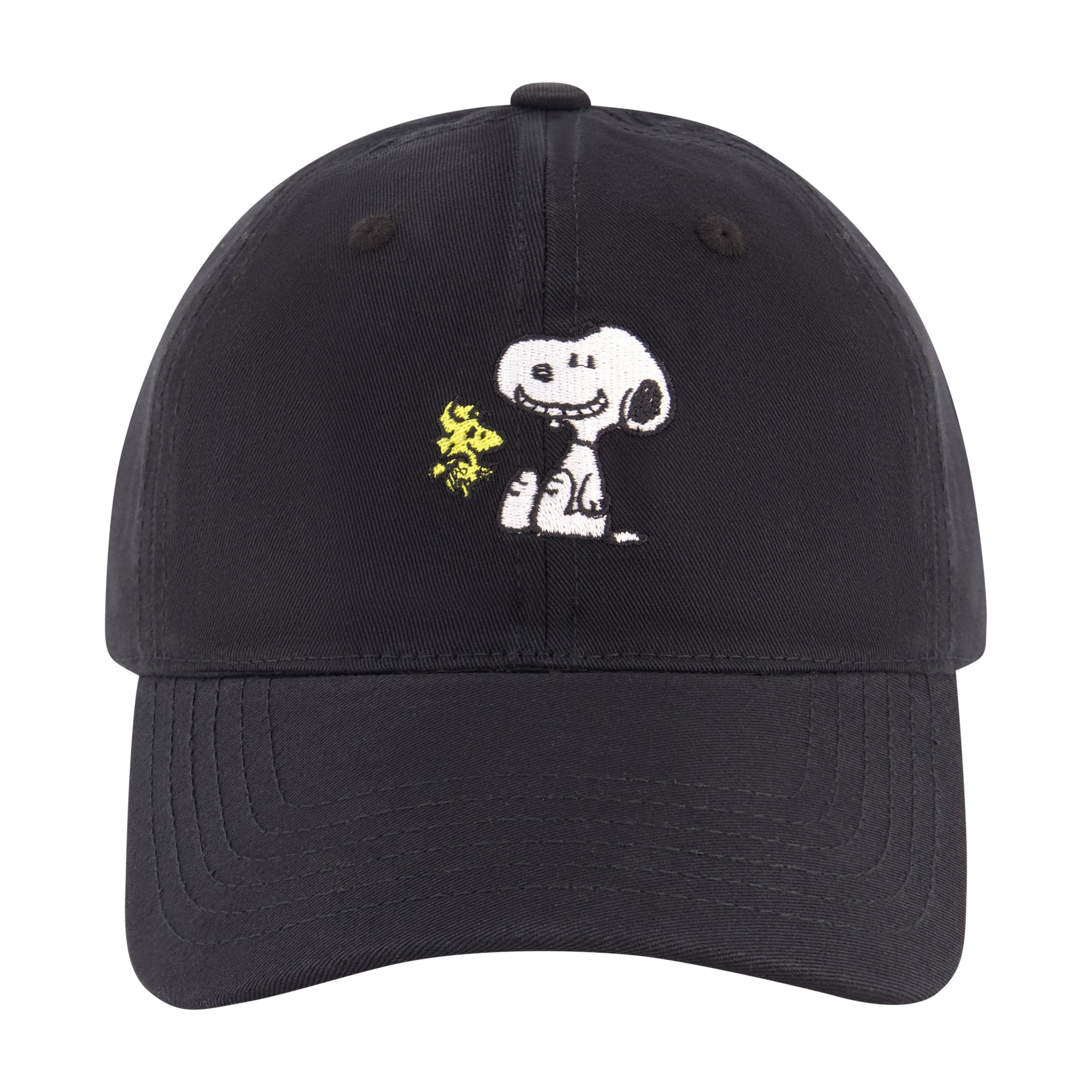 

Кепка папы Peanuts Snoppy & Woodstck с вышивкой, черный