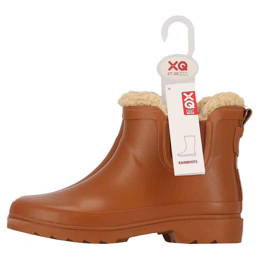 XQ FOOTWEAR Резиновые сапоги Челси для детей — унисекс — подкладка из искусственного меха — 100% резина — фото 4