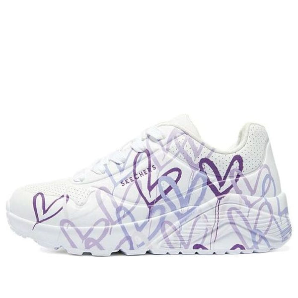 

Кроссовки uno-spread the love 'white purple' Skechers, белый