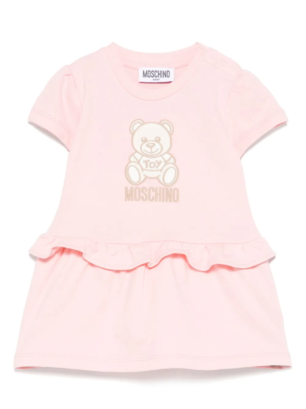 

Платье Teddy Bear Moschino Kids, розовый
