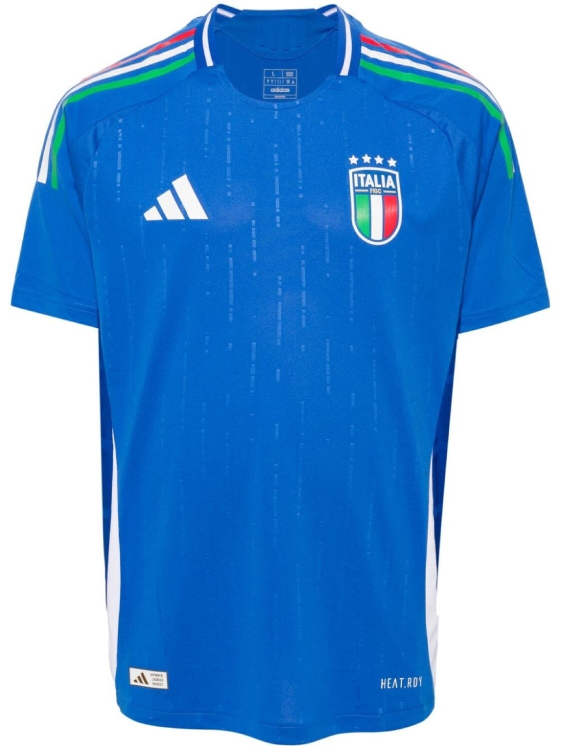 

Adidas футболка adidas Italy 2024 Home из переработанного полиэстера, синий