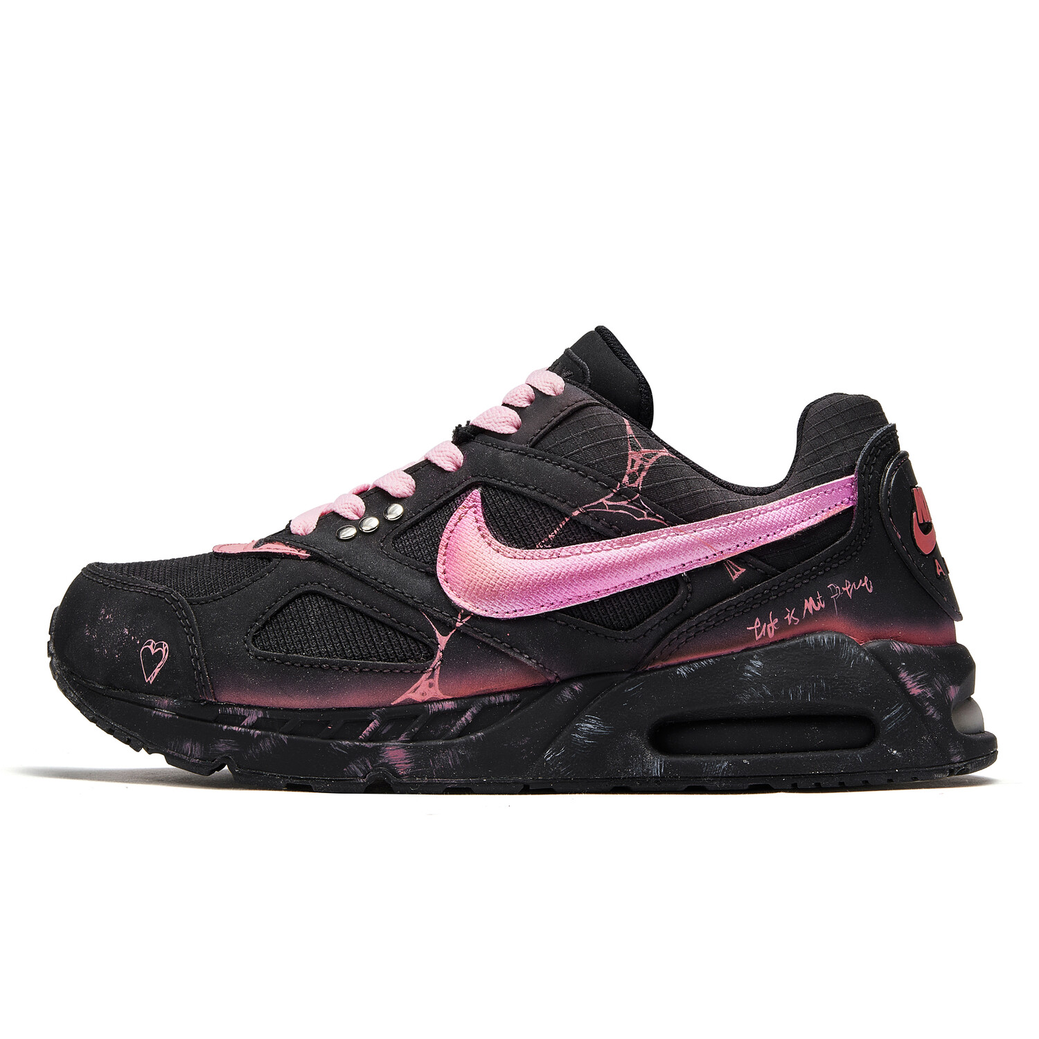 

Кроссовки Air Max Ivo женские с низким верхом, черные/розовые Nike