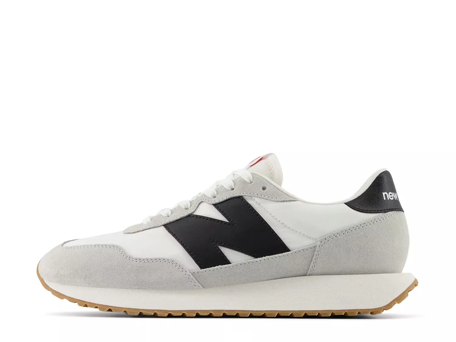 Кроссовки New Balance 237 мужские, White/Grey/Black — фото 2