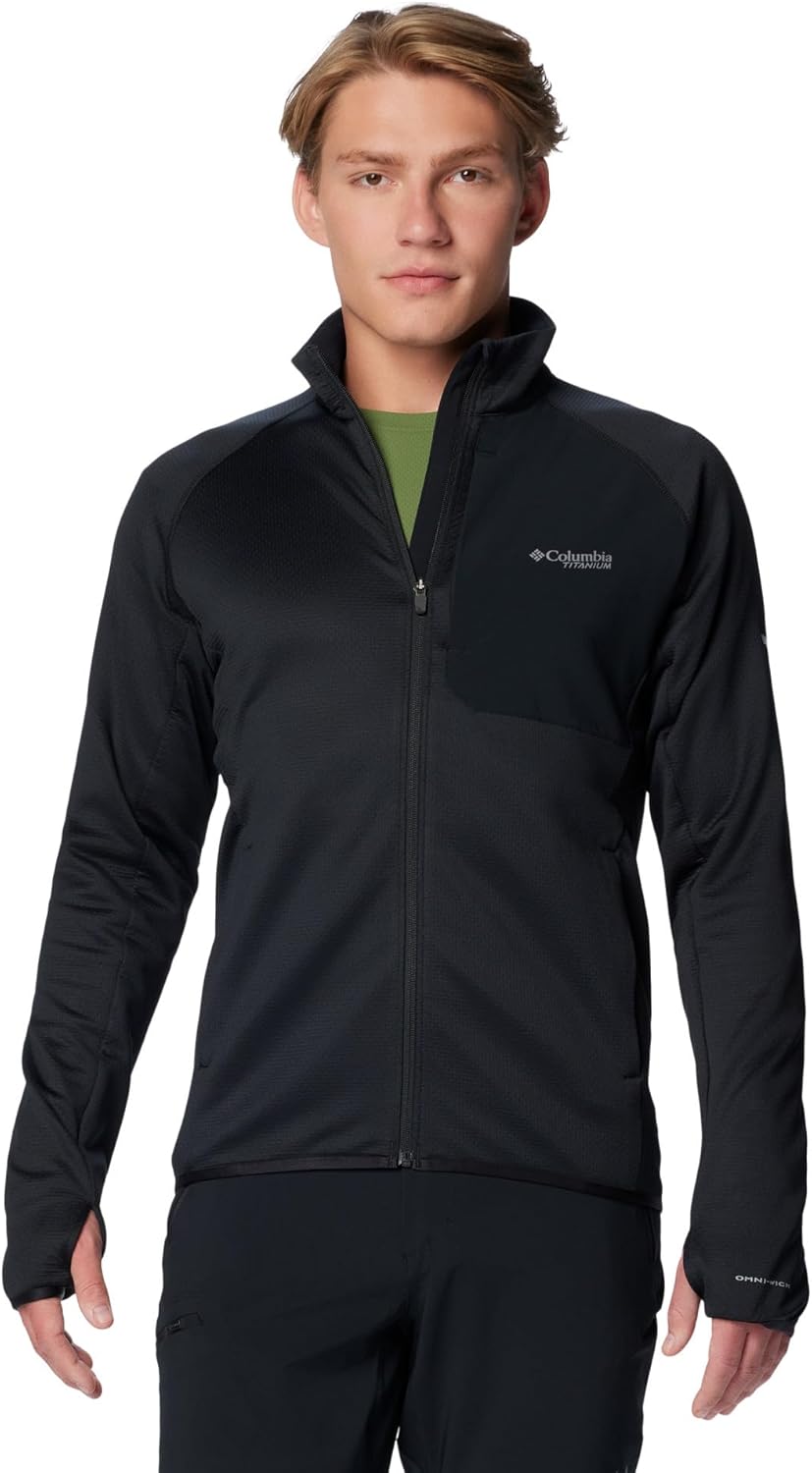 

Columbia мужская флисовая куртка Triple Canyon Grid Full Zip II, Black