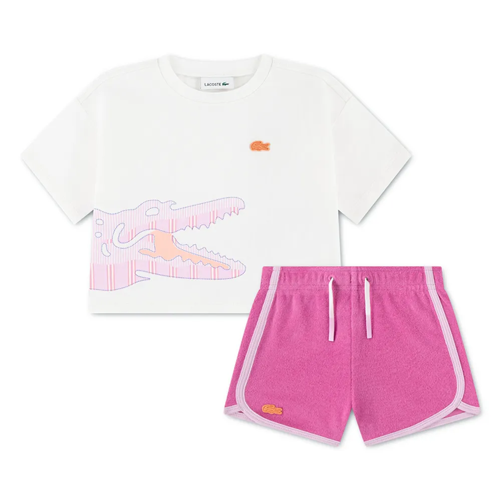 Комплект Lacoste Kids Terry, белый