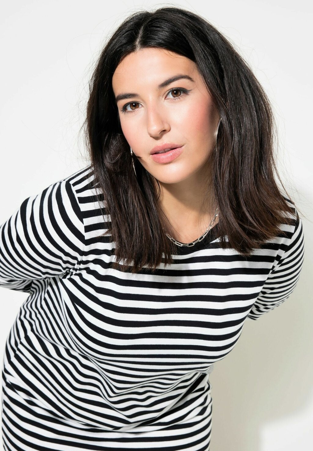 

Платье из джерси STRIPED LONG SLEEVE Studio Untold, черный
