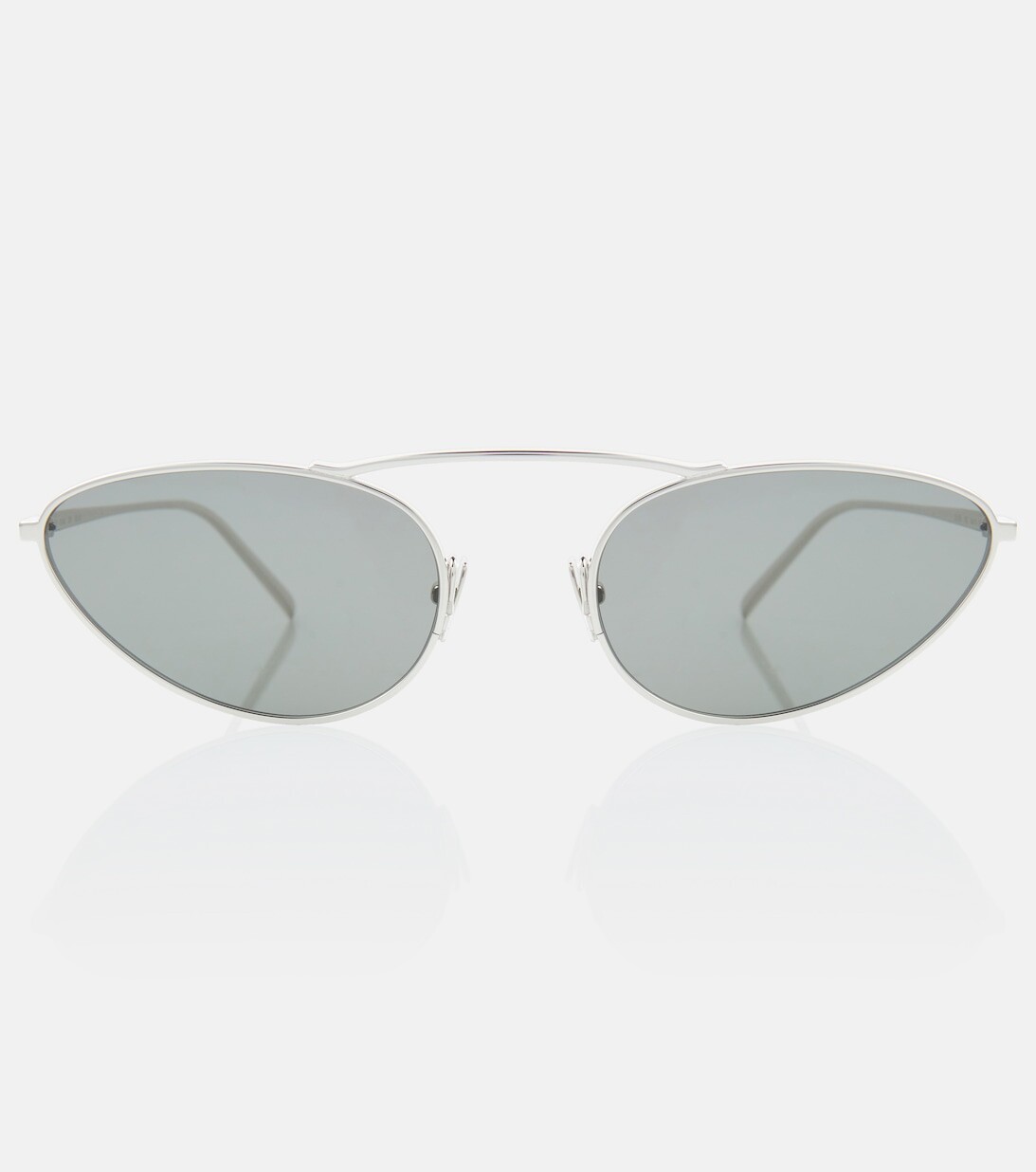 

Солнцезащитные очки SL 538 "кошачий глаз" Saint Laurent, серебряный