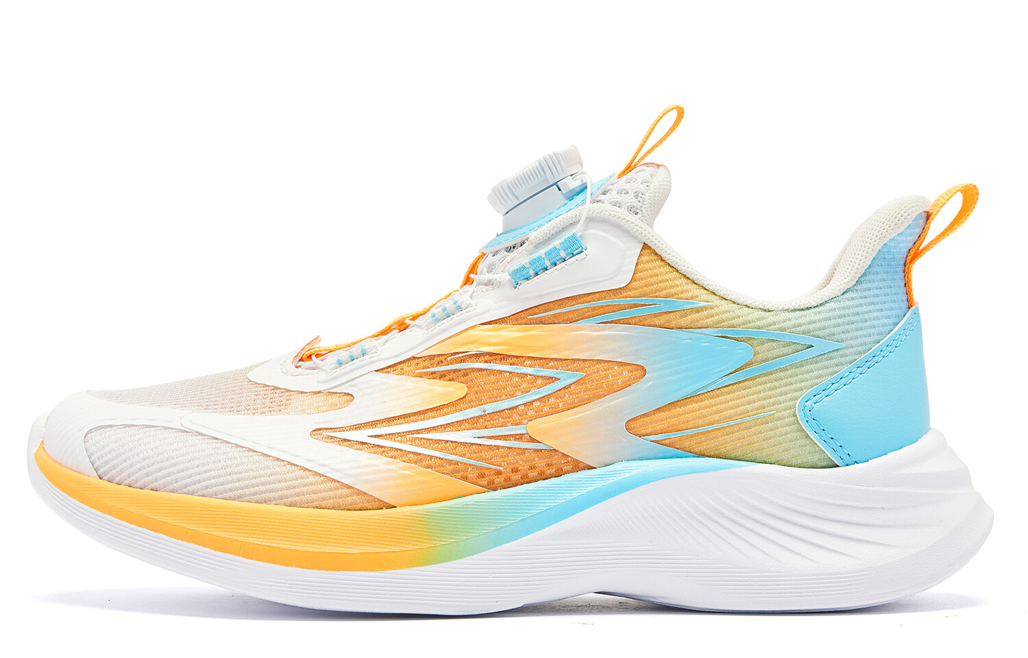 

Детские кроссовки GS Low-top White / Flying Shadow Orange Qiaodan, цвет Orange