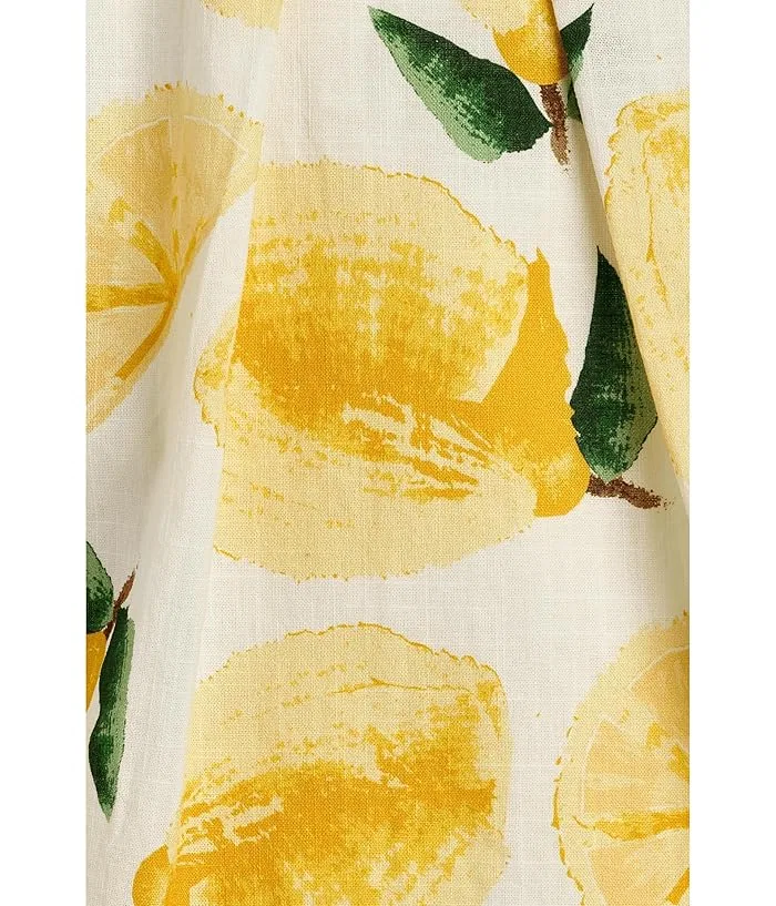 Платье хлопковое Puff Dress Appaman Kids, Lemons — фото 3