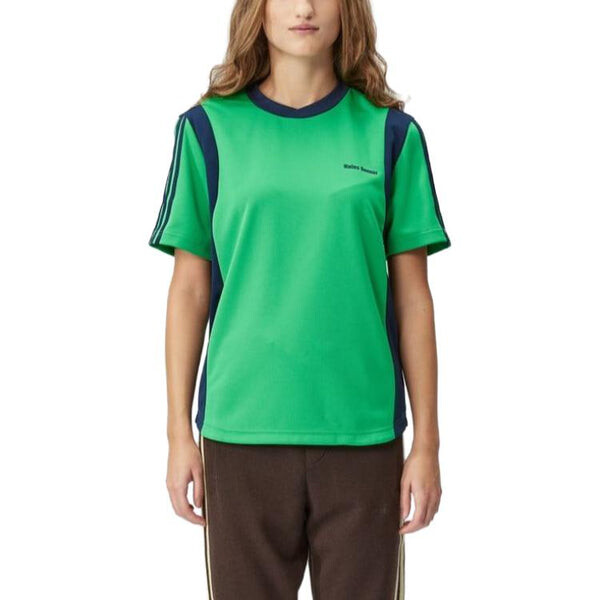 Футболка wales bonner football Adidas, зеленый — фото 3