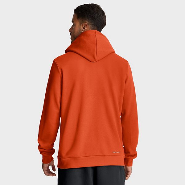 Мужская оранжевая худи Clemson Tigers 2025 Sideline Standard Issue Dri-FIT Nike — фото 3