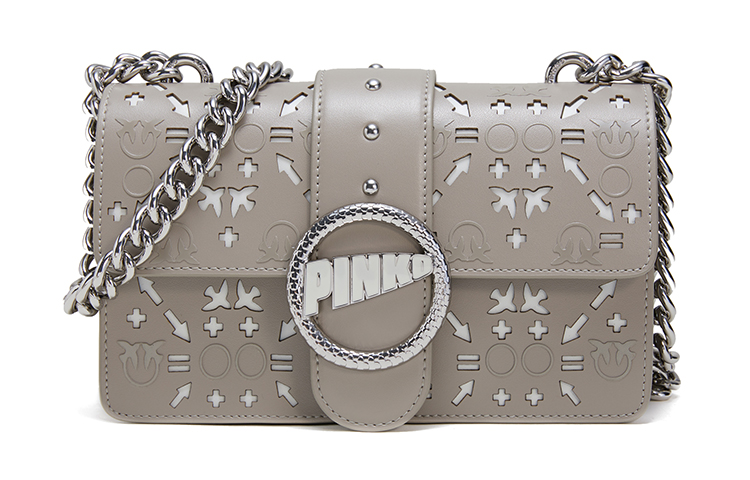 

PINKO Кожаная сумка через плечо с ласточкой