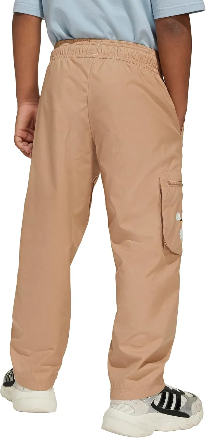 Детские штаны Adidas с изображением Микки Мауса от Disney, Warm Sandstone/Crew Yellow — фото 2