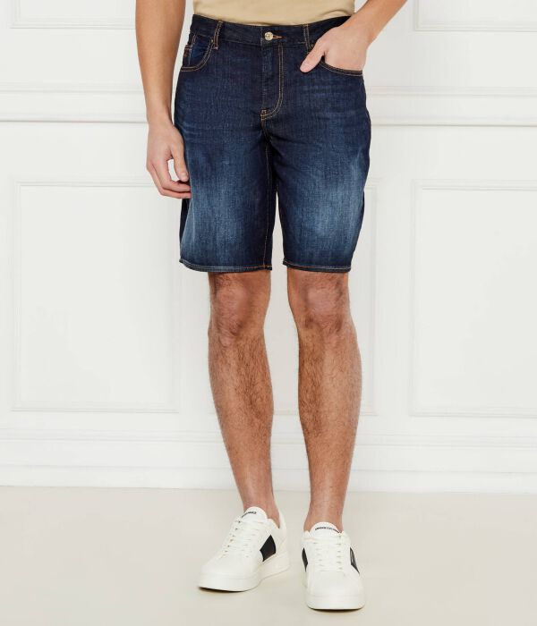 

Джинсовые шорты j65 Slim fit Armani Exchange, синий