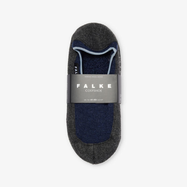 

Носки-Тапочки Cosyshoe из смеси шерсти, нескользящие Falke, синий