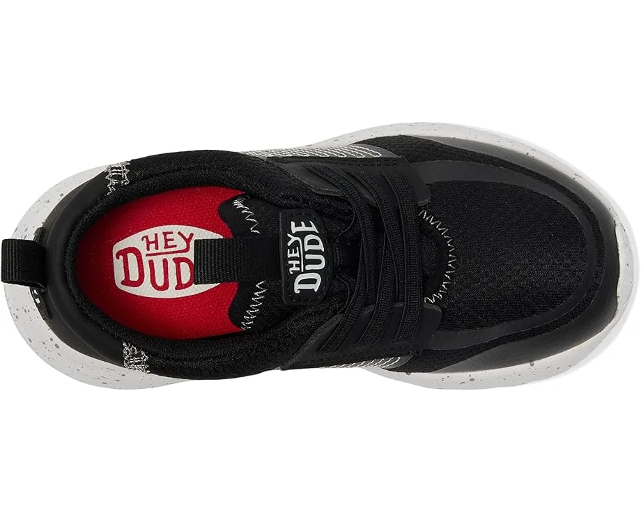Кроссовки Hey Dude Kids Sirocco Play Varsity (Toddler), Black — фото 2