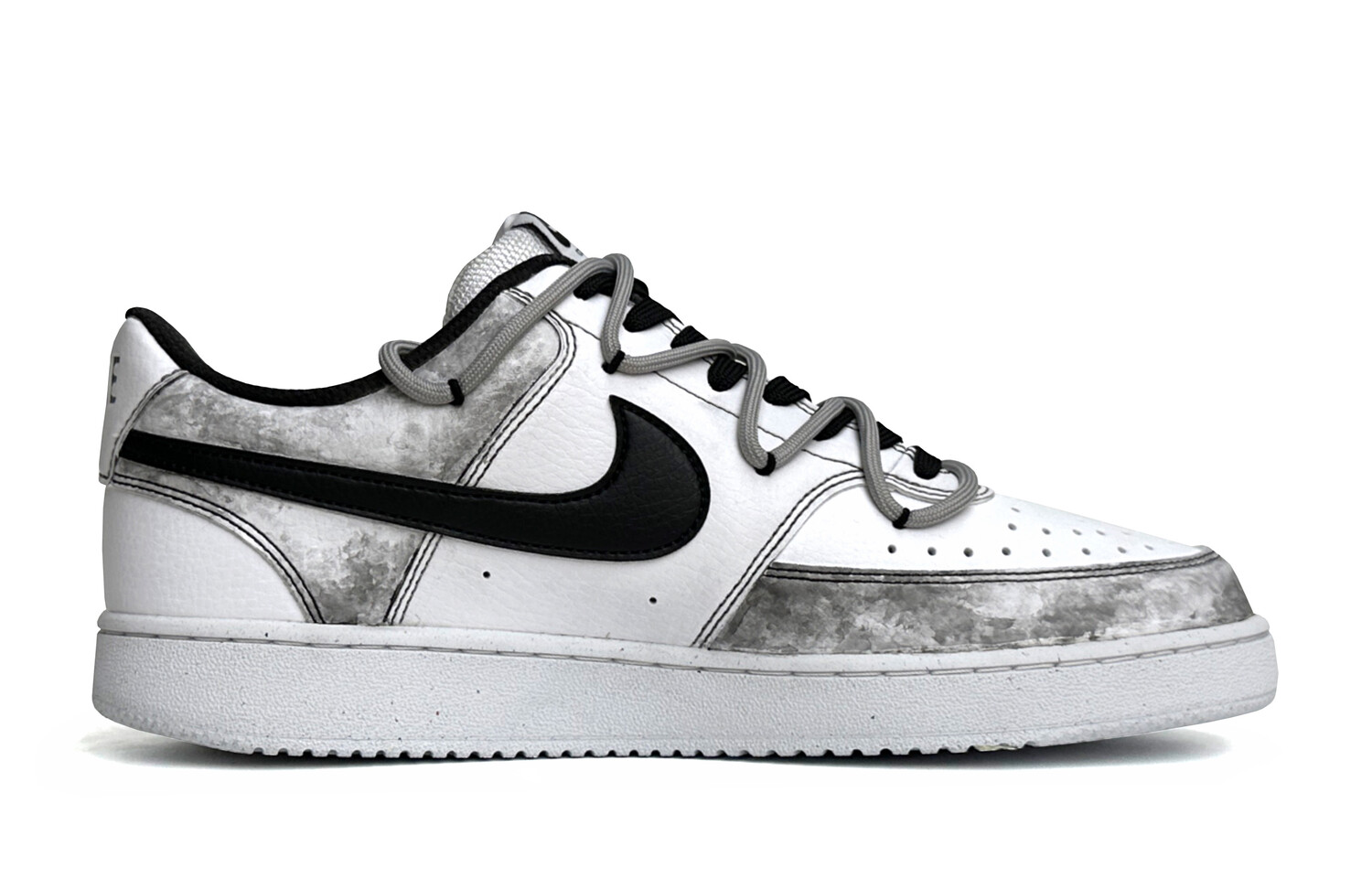 Кроссовки Nike Court Vision 1 Skateboard Shoes Men Low-Top Gray — фото 2