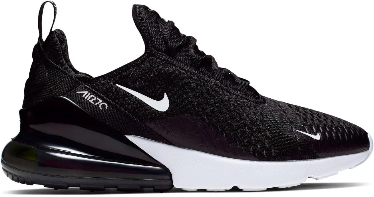 Мужские низкие кроссовки Nike Air Max 270, Black, Anthracite, White, Solar Red — фото 4