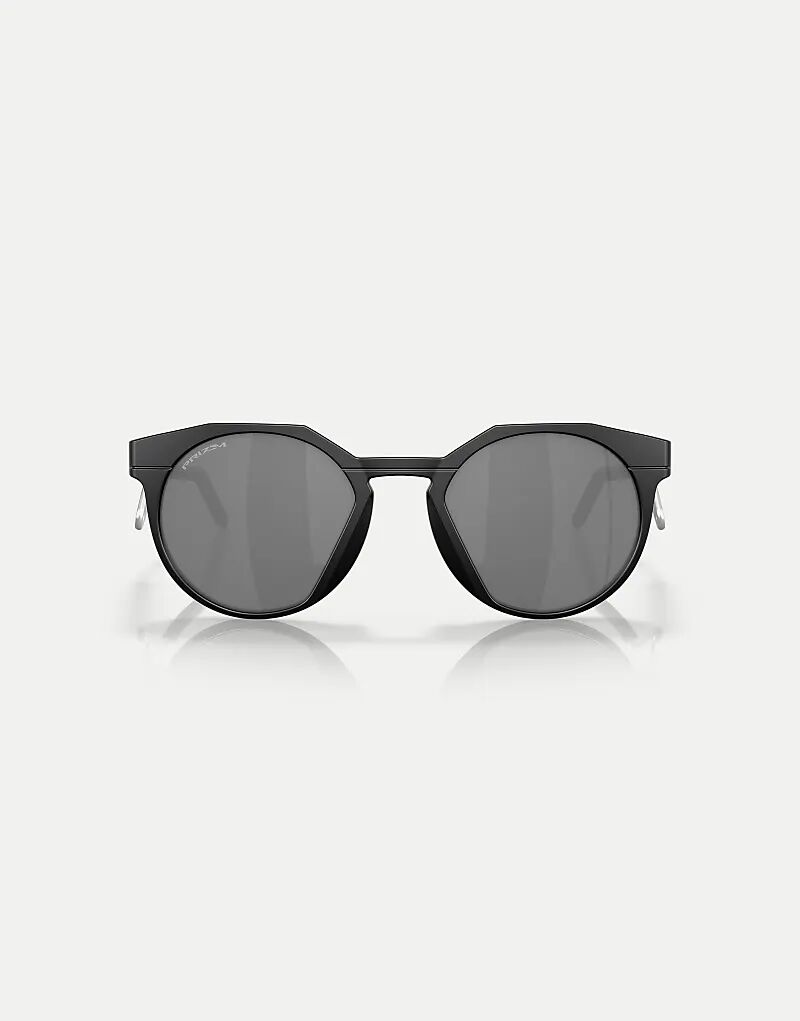 

Солнцезащитные очки Oakley Hstn в круглой оправе из металла с серыми зеркальными линзами матово-черного цвета