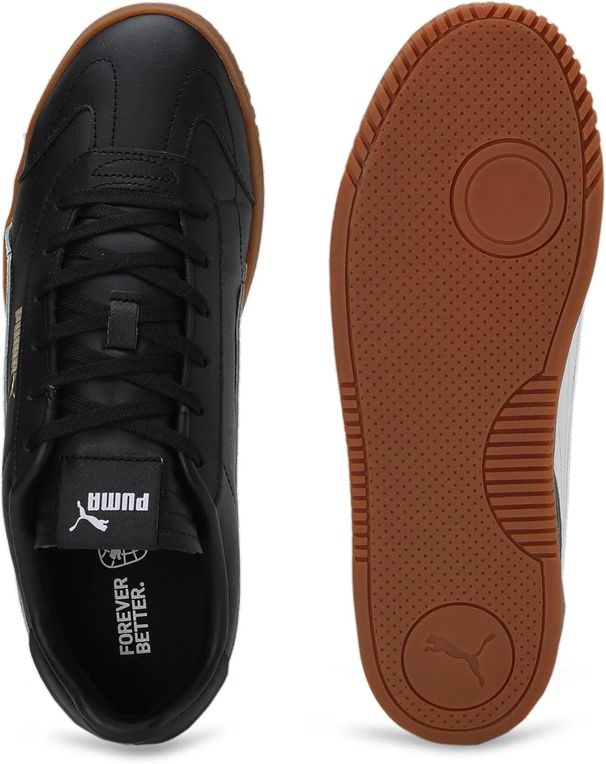 Мужские кроссовки PUMA Club 5v5, черный/белый/золотой — фото 4