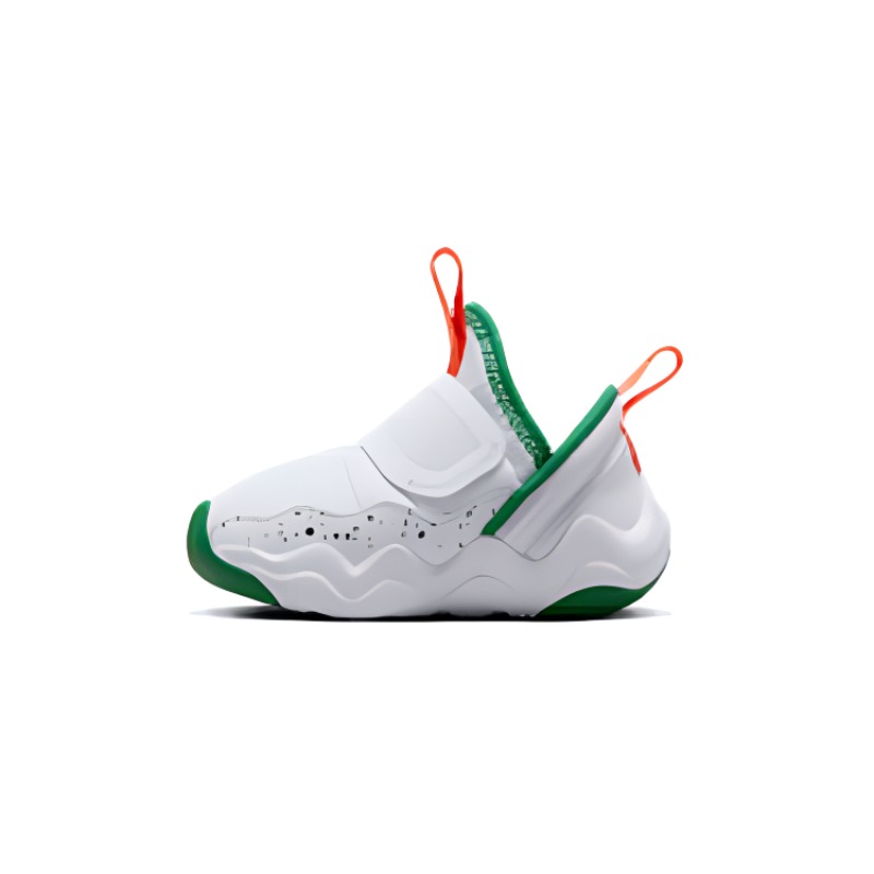 

Jordan Низкие, амортизирующие, износостойкие, детские туфли, белые, зеленые