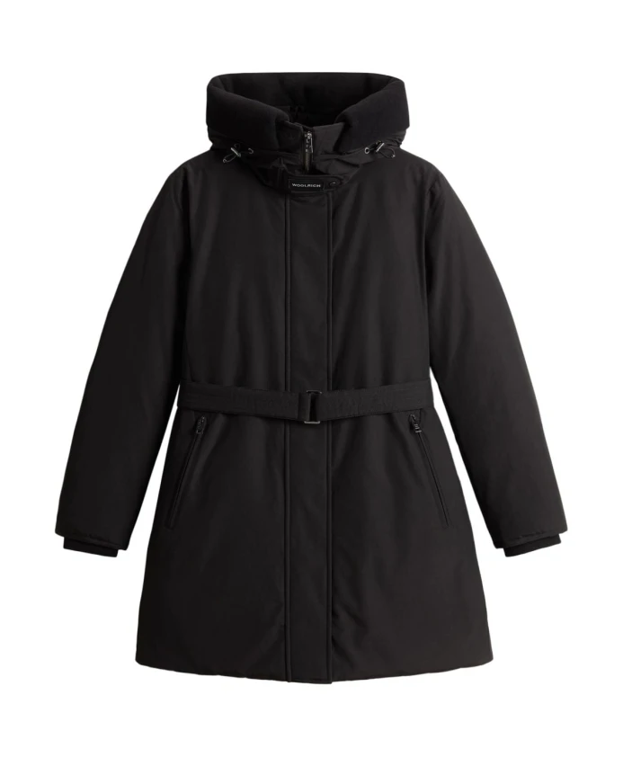 

Парка зимнее женское пальто Woolrich, черный