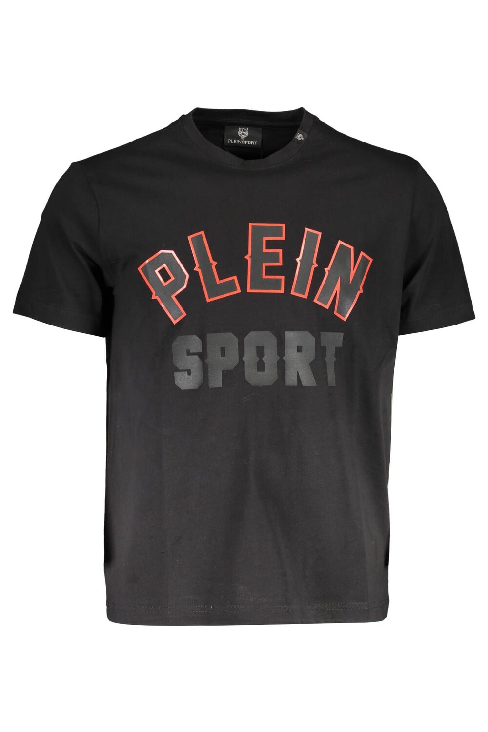 

Черная хлопковая мужская футболка Plein Sport