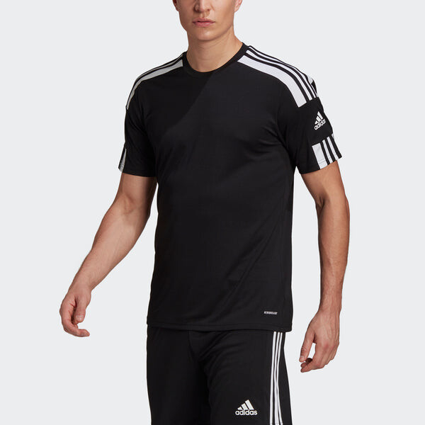 Футболка squad 21 jsy ss soccer/football casual sports short sleeve jersey black Adidas, черный — фото 3