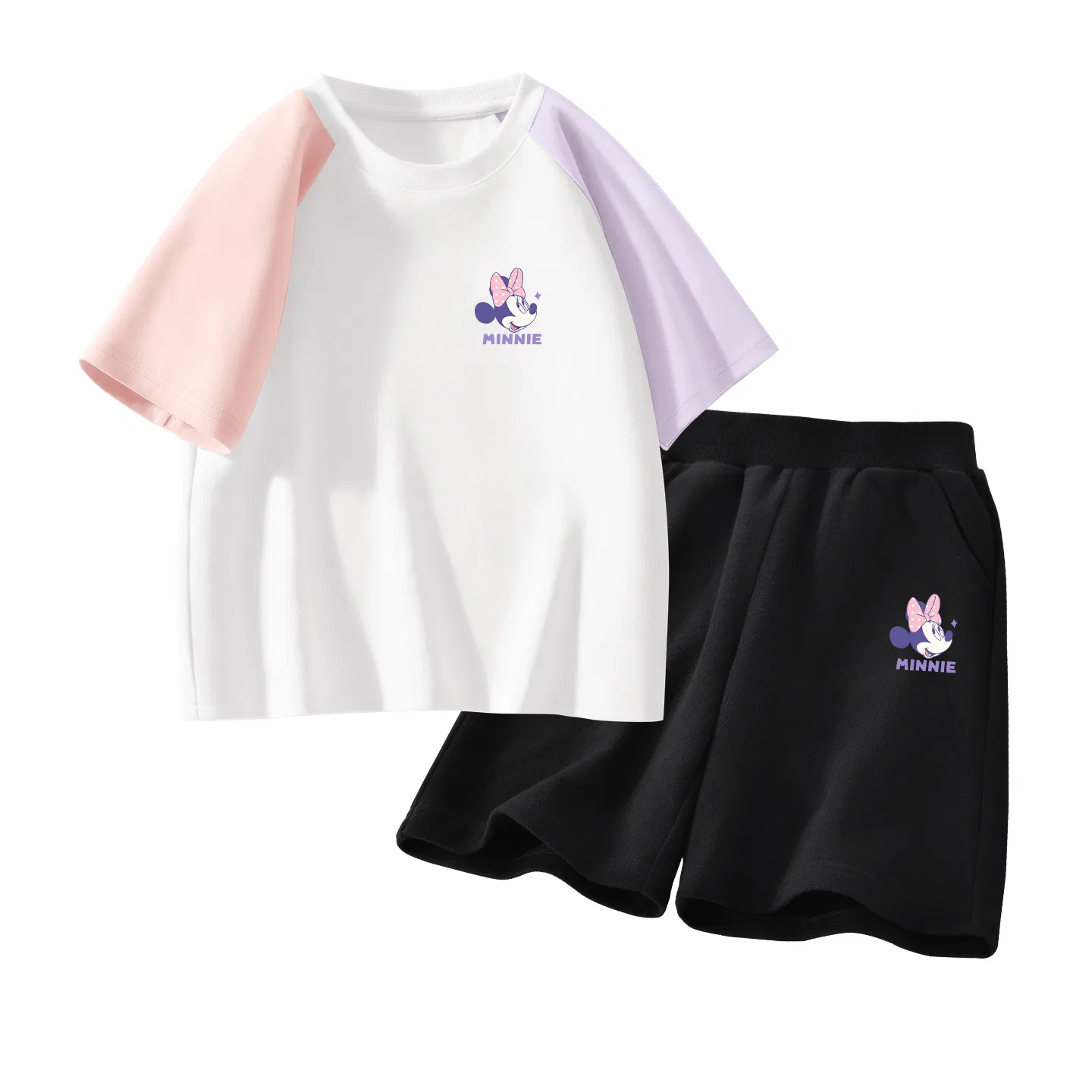 Детский спортивный костюм Disney Pink Purple+Black