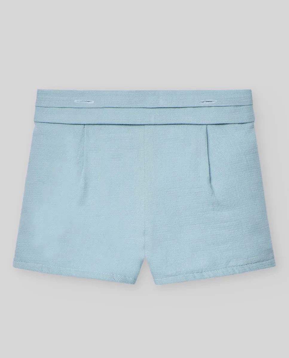 

Детские шорты с поясом Serán Paz Rodríguez, синий