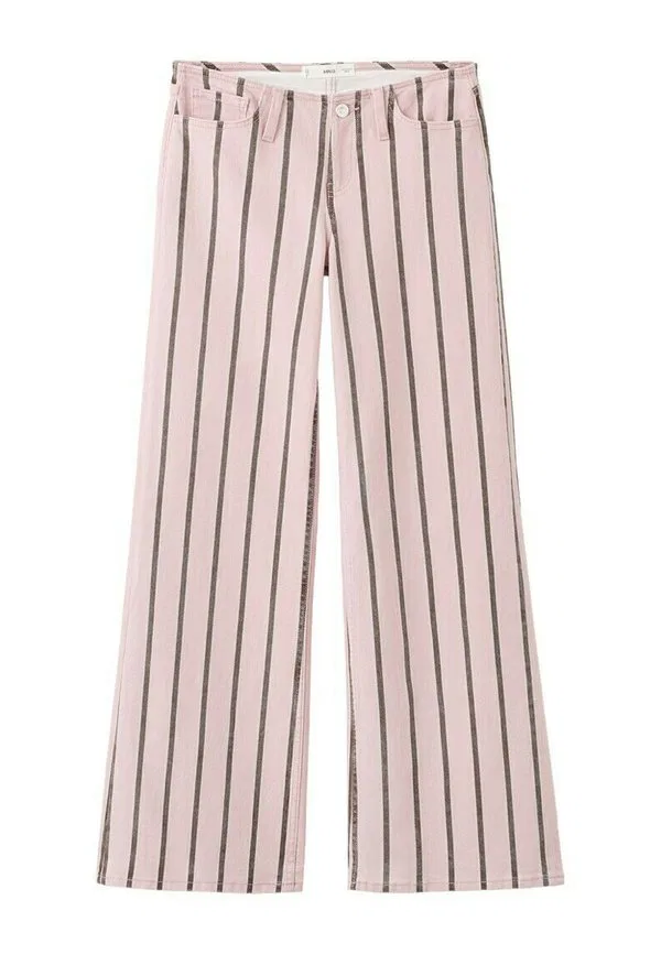 Подростковые расклешенные джинсы Mango Kids, Light Pink