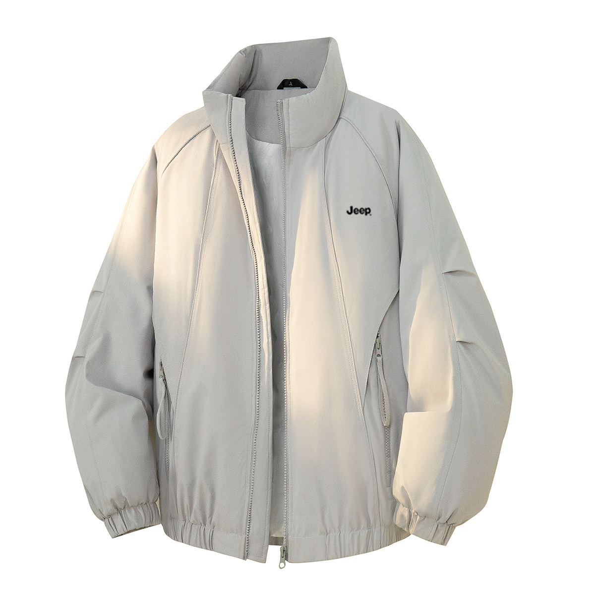 

Пуховик Unisex Stand Collar Thickened Jeep, cloud frost белый