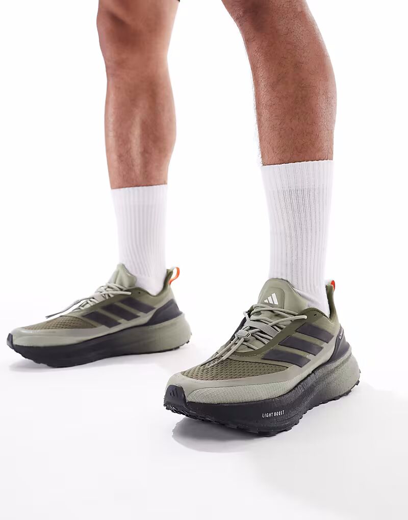 Кроссовки Adidas Running Ultraboost 5 Climawarm цвета хаки — фото 3