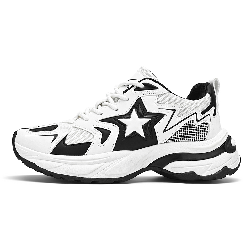 

Легкие Увеличивающие Рост Низкие Массивные Кроссовки Мужские Белый Черный Binary