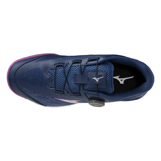 Кроссовки для настольного тенниса «Wave Medal 8 BOA» от Mizuno, Nv/Gasl — фото 4