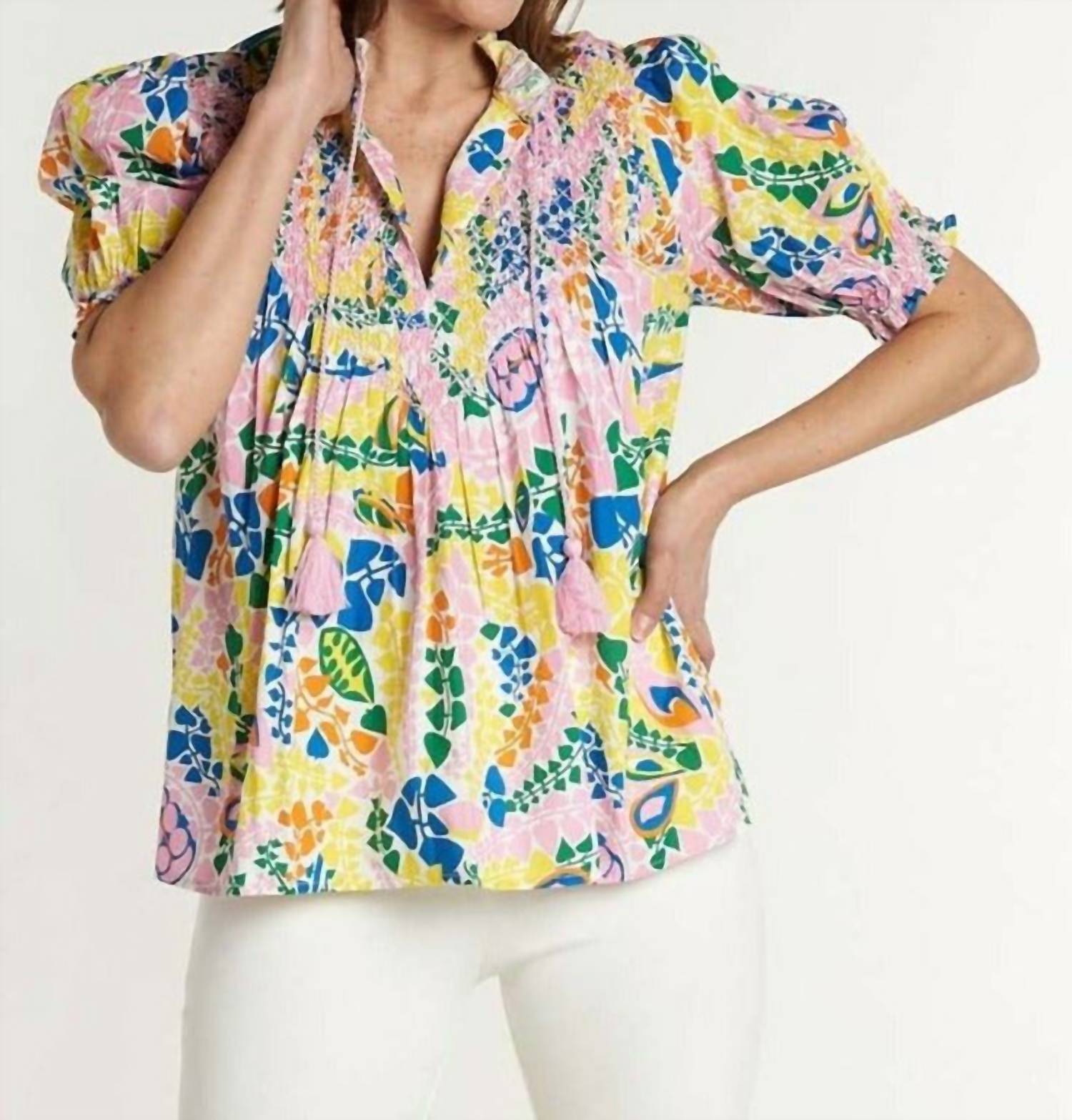 

CK BRADLEY Cayman Top In Spades Multi