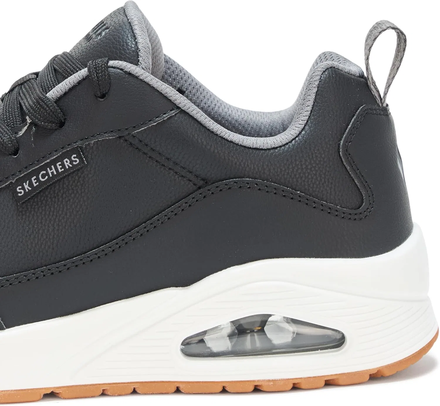 Мужские кроссовки Skechers UNO Alder, черный/серый — фото 4